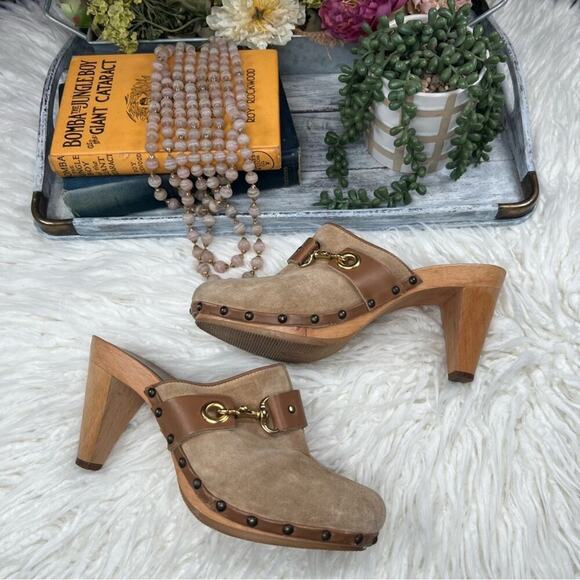 CoachFelicia Wooden MuleSize 8